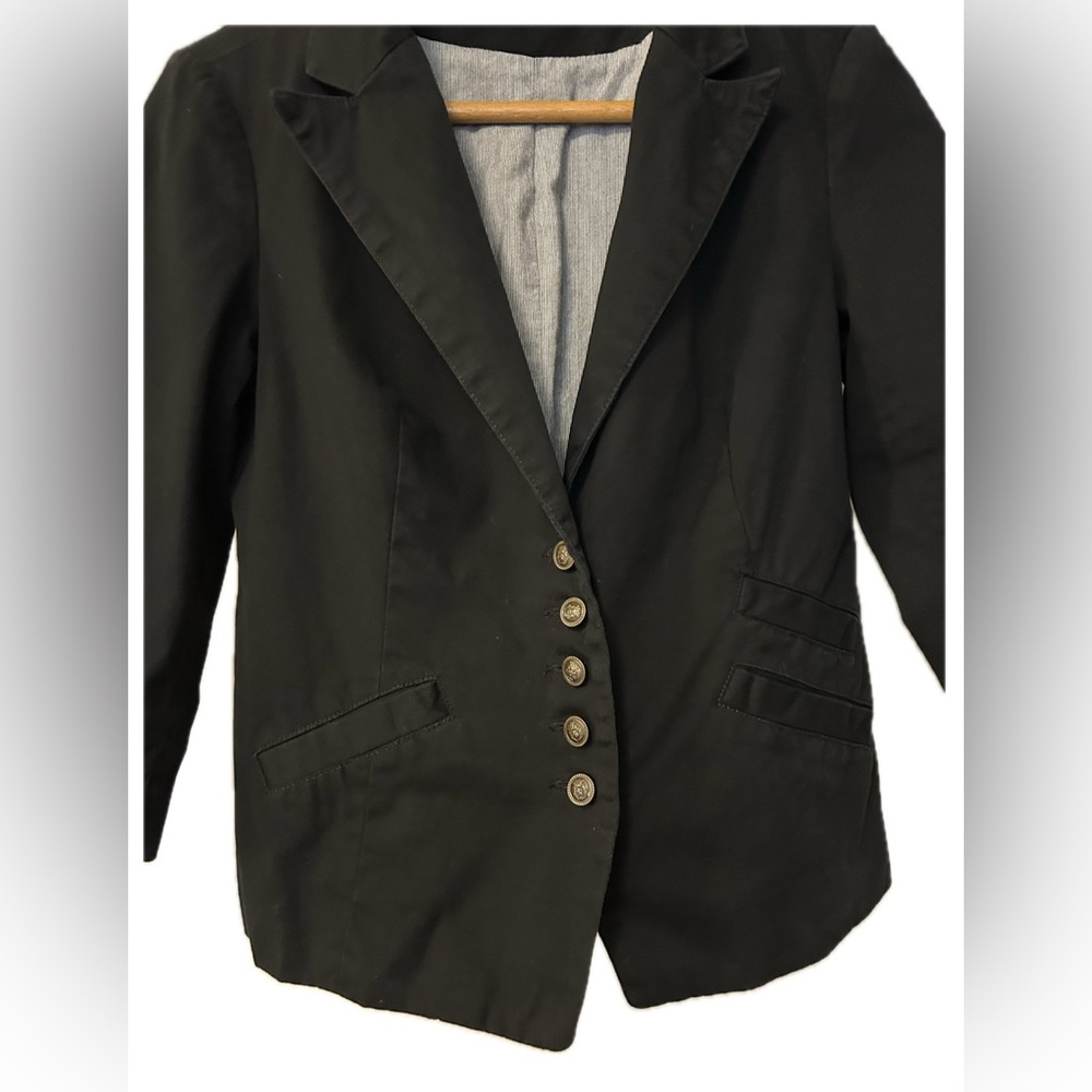 Express Blazer. Black. Size 2 - Picture 4 of 9